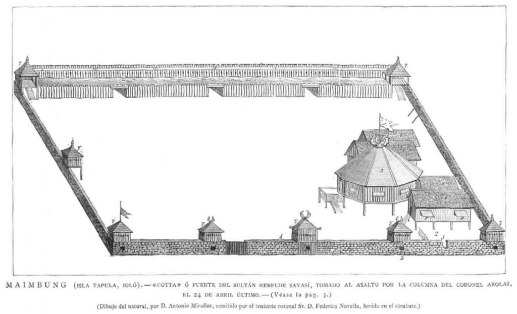 Cotta o fort de Maimbung